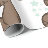 Muskelmann Geschenkpapier (Rolleneckpunkt)