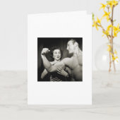 Muskelmänner brauchen auch Grußkarten. Karte (Gelbe Blume)