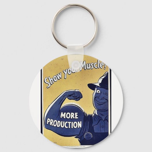 Muskelmuskel anzeigen schlüsselanhänger (Vorderseite)
