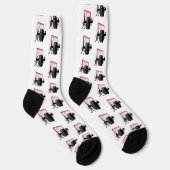 Muskeln auf Eishockeypuck Socken (Rechts)