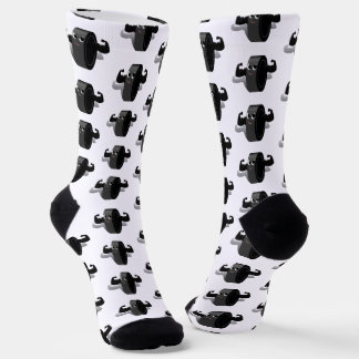 Muskeln auf Eishockeypuck Socken