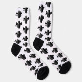 Muskeln auf Eishockeypuck Socken (Rechts)