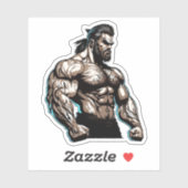 Muskeln Aufkleber (Blatt)