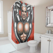 Muskeln aus Gummi Duschvorhang (Beispiel)