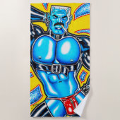 Muskeln aus Mars Beach Handtuch (Vorderseite)