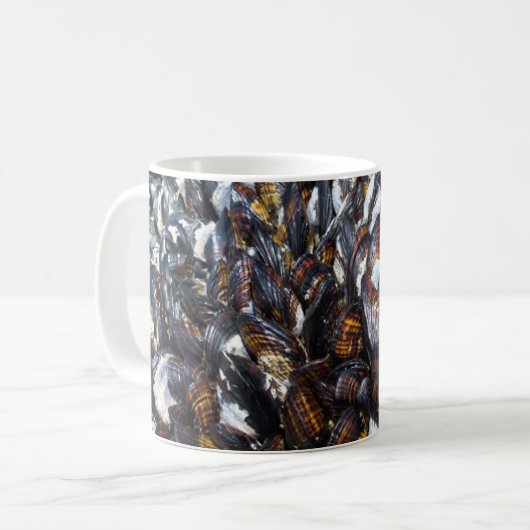 Muskeln & Barnacles am Bob Creek, OR Kaffeetasse (Vorderseite Links)