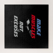 Muskeln Bodybuilding Fitness Motivierend machen Puzzle (Horizontal)
