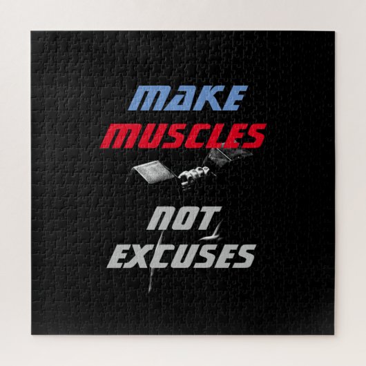 Muskeln Bodybuilding Fitness Motivierend machen Puzzle (Vertikal)