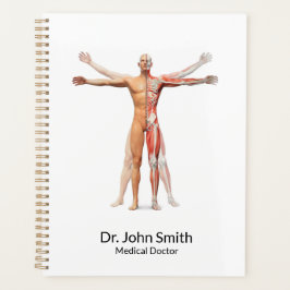 Muskeln des menschlichen Körpers Planer