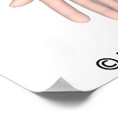 Muskeln des Unterarms, gekennzeichnet durch Diagra Poster (Ecke)