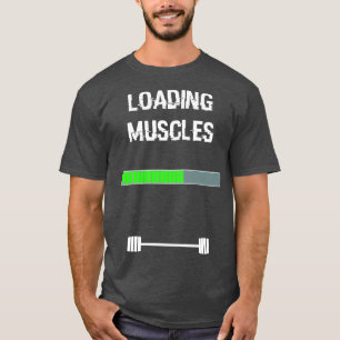 Muskeln, die Bar Fitness T-Shirt