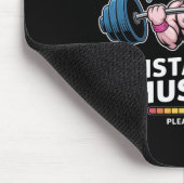 Muskeln, die Unicorn-Gewichtsheben Mousepad (Ecke)