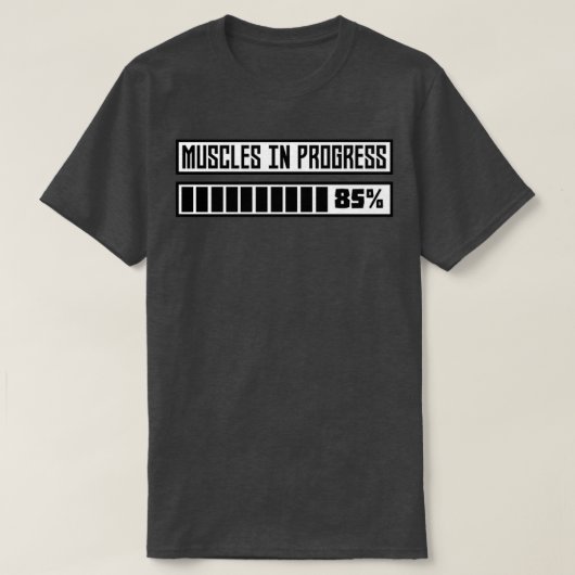 Muskeln im Fortschreiten trainieren R1k6x T-Shirt (Design vorne)