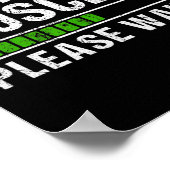 Muskeln installieren poster (Ecke)