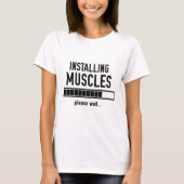 Muskeln installieren T-Shirt (Vorderseite)
