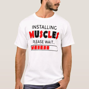 Muskeln installieren T-Shirt