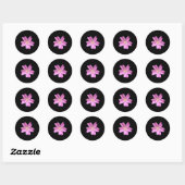 Muskeln-Mallow-Sticker Runder Aufkleber (Blatt)