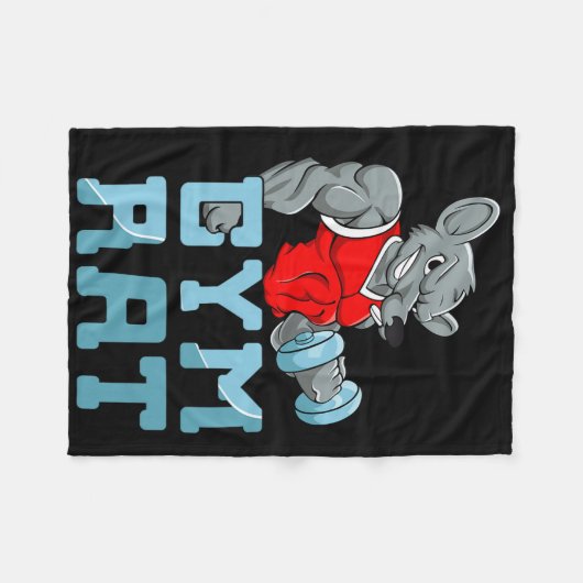 Muskeln Muskeln Spor Fitness Fleecedecke (Vorderseite (Horizontal))