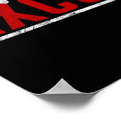 Muskeln nicht entschuldigen Motivierend Gym Poster (Ecke)