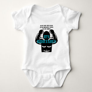 Muskeln so stark, es ist lächerlich lustig baby strampler