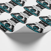 Muskeln, so stark es ist lächerlich lustig geschenkpapier (Ecke)