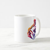 Muskeln und Farben Kaffeetasse (VorderseiteRechts)