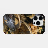 Muskeln und Muscheln Seefrüchte Handy-Fall iPhone Hülle (Rückseite (Horizontal))