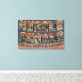 Muskelschalen, Alabama - Große Buchstabenszenen Leinwanddruck (Insitu (Holzboden))