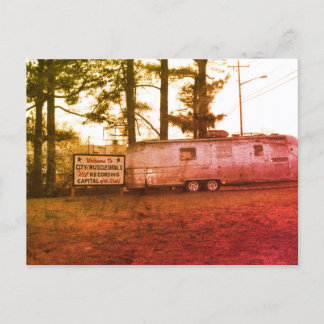 Muskelschübe Postkarte - Retrolook