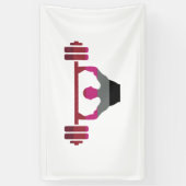 Muskelstolz Banner (Vertikal)