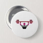 Muskelstolz Button (Vorne & Hinten)