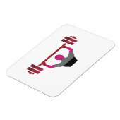 Muskelstolz Magnet (Linke Seite)
