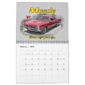 Muskelwagen aus der Vergangenheit Kalender (Feb 2026)