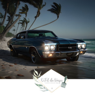 Muskelwagen - Chevelle - Strandpromenade Seidenpapier