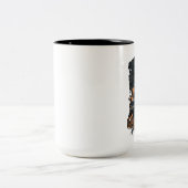 Muskelwagen, entfesseln Sie die Bestie Zweifarbige Tasse (Mittel)