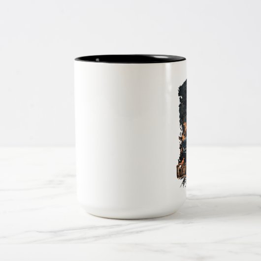 Muskelwagen, entfesseln Sie die Bestie Zweifarbige Tasse (Mittel)