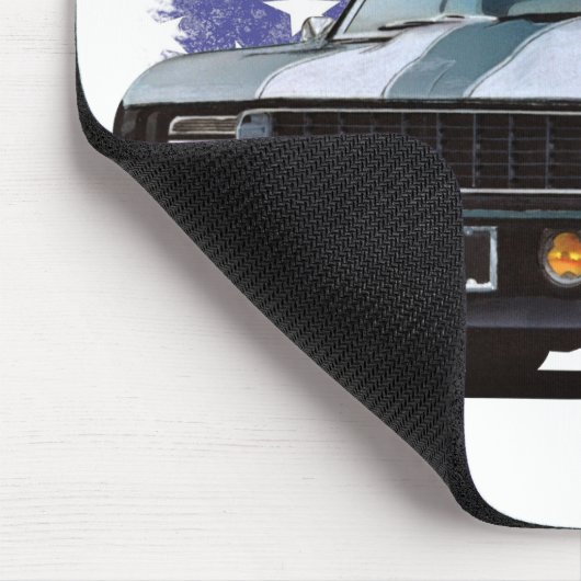 Muskelwagen in Amerika Mousepad (Ecke)