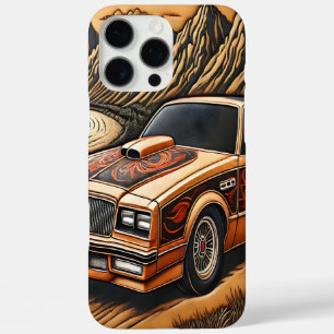 Muskelwagen in majestätischen Bergen iPhone 16 Pro Max Hülle
