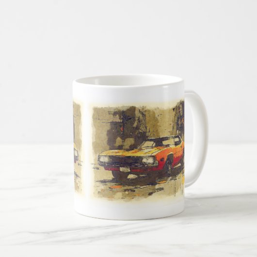 Muskelwagen Kaffeetasse (VorderseiteRechts)