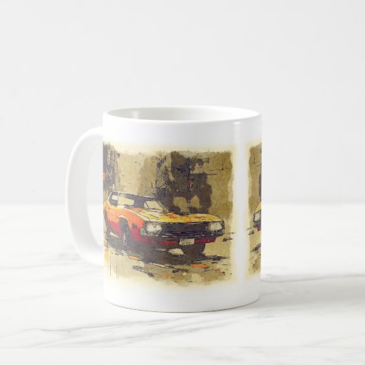 Muskelwagen Kaffeetasse (Vorderseite Links)