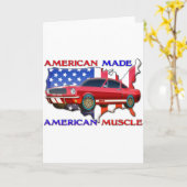 Muskelwagen Karte (Gelbe Blume)