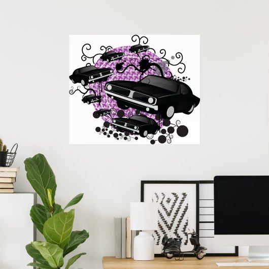 Muskelwagen Poster (Heimbüro)