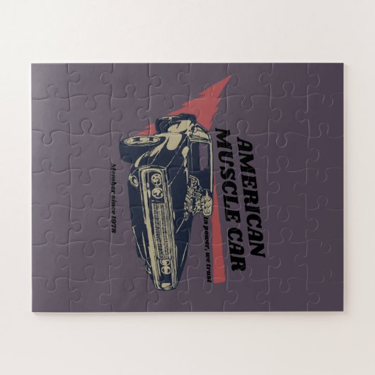 Muskelwagen Puzzle (Horizontal)