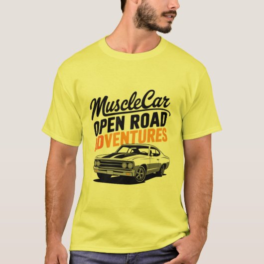 Muskelwagen T-Shirt (Vorderseite)