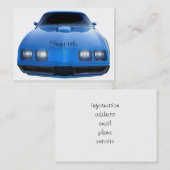 Muskelwagen Visitenkarte (Vorne/Hinten)