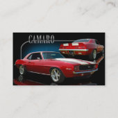 Muskelwagen Visitenkarte (Rückseite)