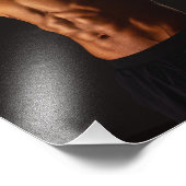 Muskelzuversicht Hot Typ Poster (Ecke)