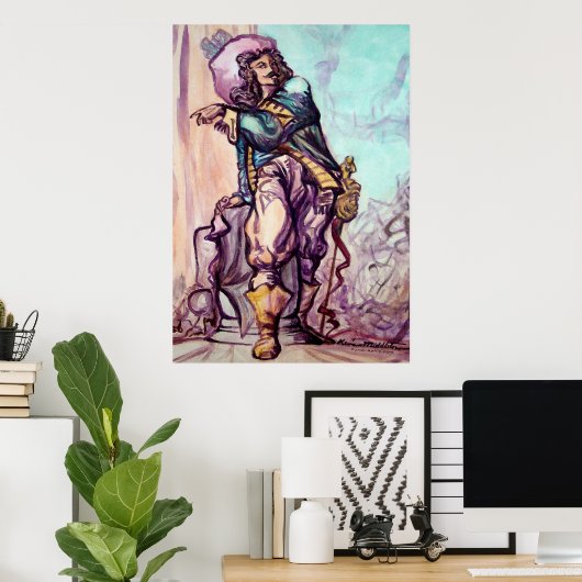 Musketeer kleines Poster (Heimbüro)