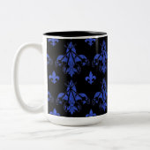 Musketeer Schwerter Blue Coffee Tasse (Links)