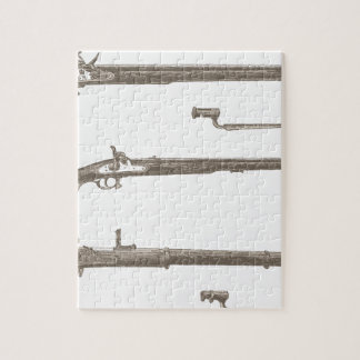 Musketen Alte Gewehre Vintage Antike Waffen Puzzle